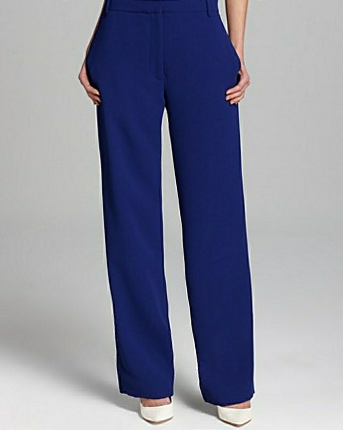 royal blue high waisted pants