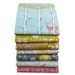Fat Quarter Bundle - TIMBER & LEAF - Coral and Gold - Sarah Watts for Blend Fabrics - 7 pcs