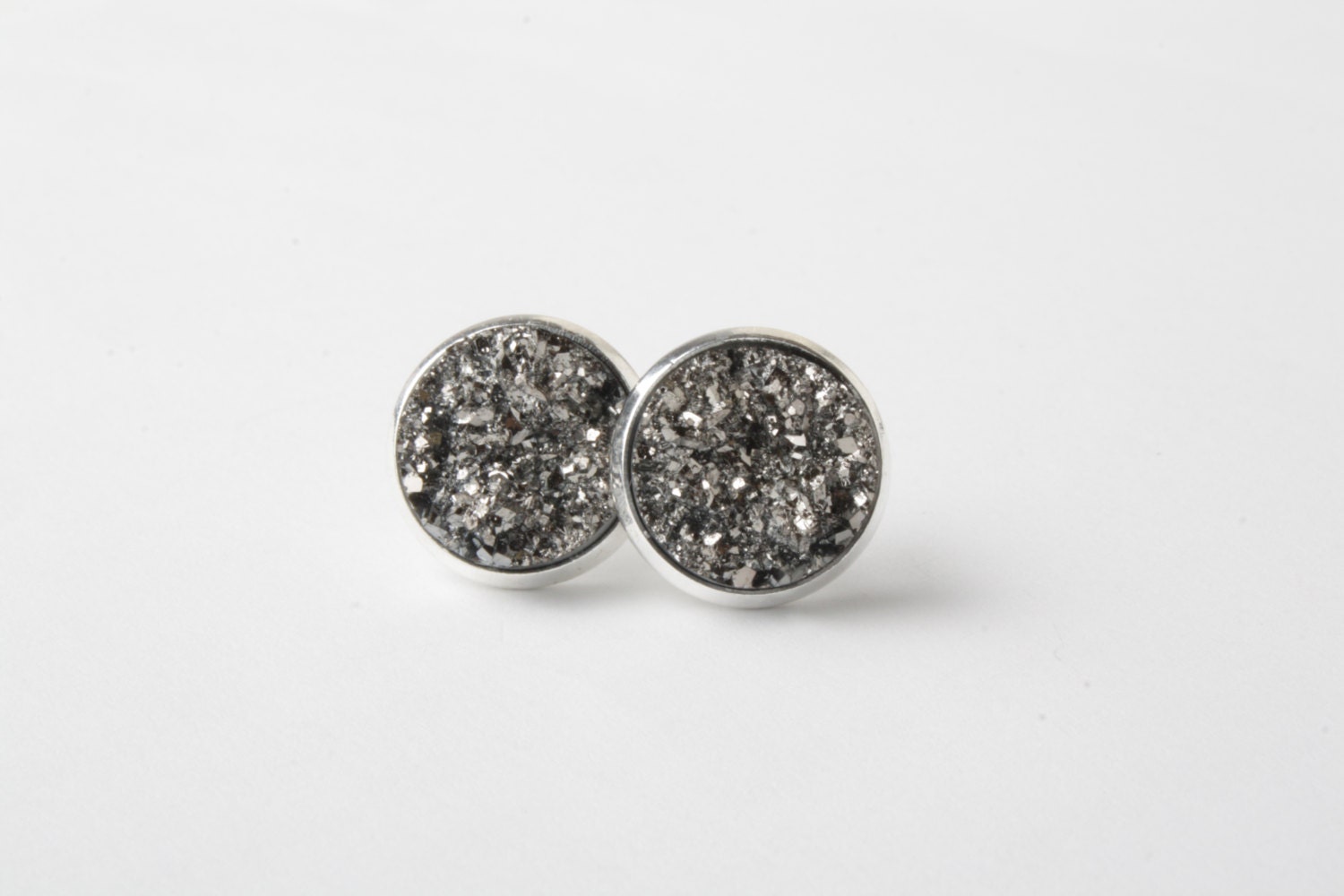 Druzy stud earrings druzy style earrings faux druzy