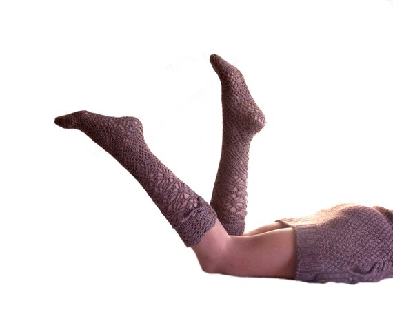lace knee socks crochet pattern boot crochet leg high sleepers warmers knee socks crochet Lace lacy