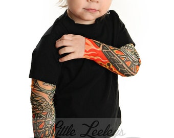 youth tattoo sleeve shirt