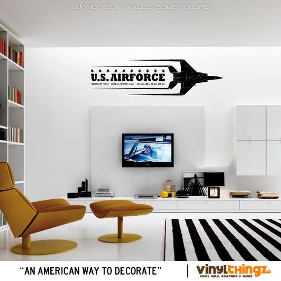 US Air Force Wall Decals Air Force Armed by VinylThingzWalls