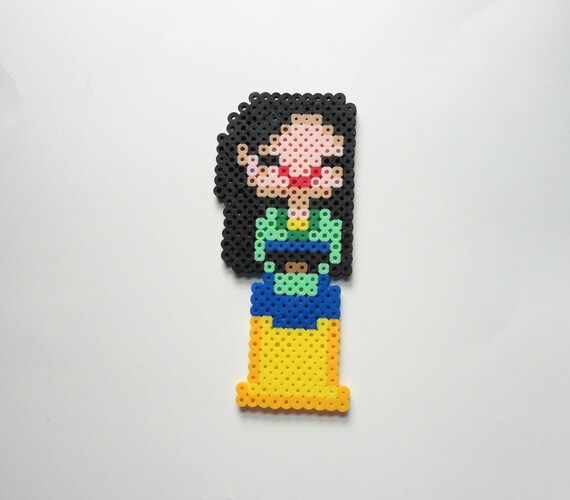 Items similar to Disney Mulan perler beads on Etsy