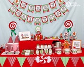 Christmas Sweet Shoppe Holiday Party - DIY PRINTABLE Decoration - Instant Download - design by venspaperie - HS001CA1 Il_170x135