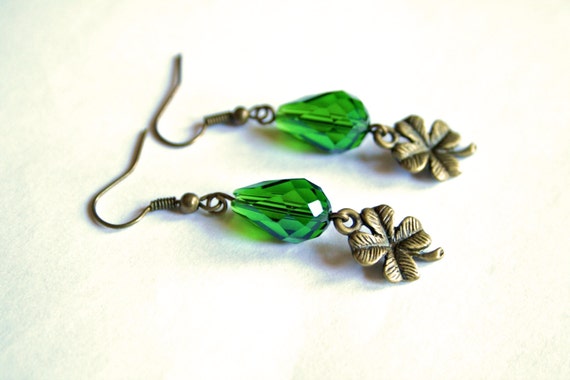 Luck of the Irish Shamrock Earrings