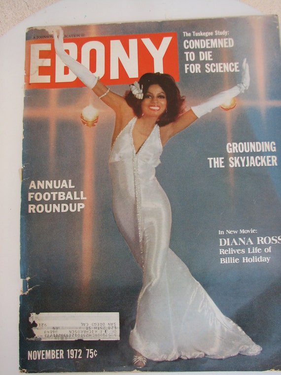 Vintage EBONY magazine NOV 1972 Diana Ross cover Vol XXVIII