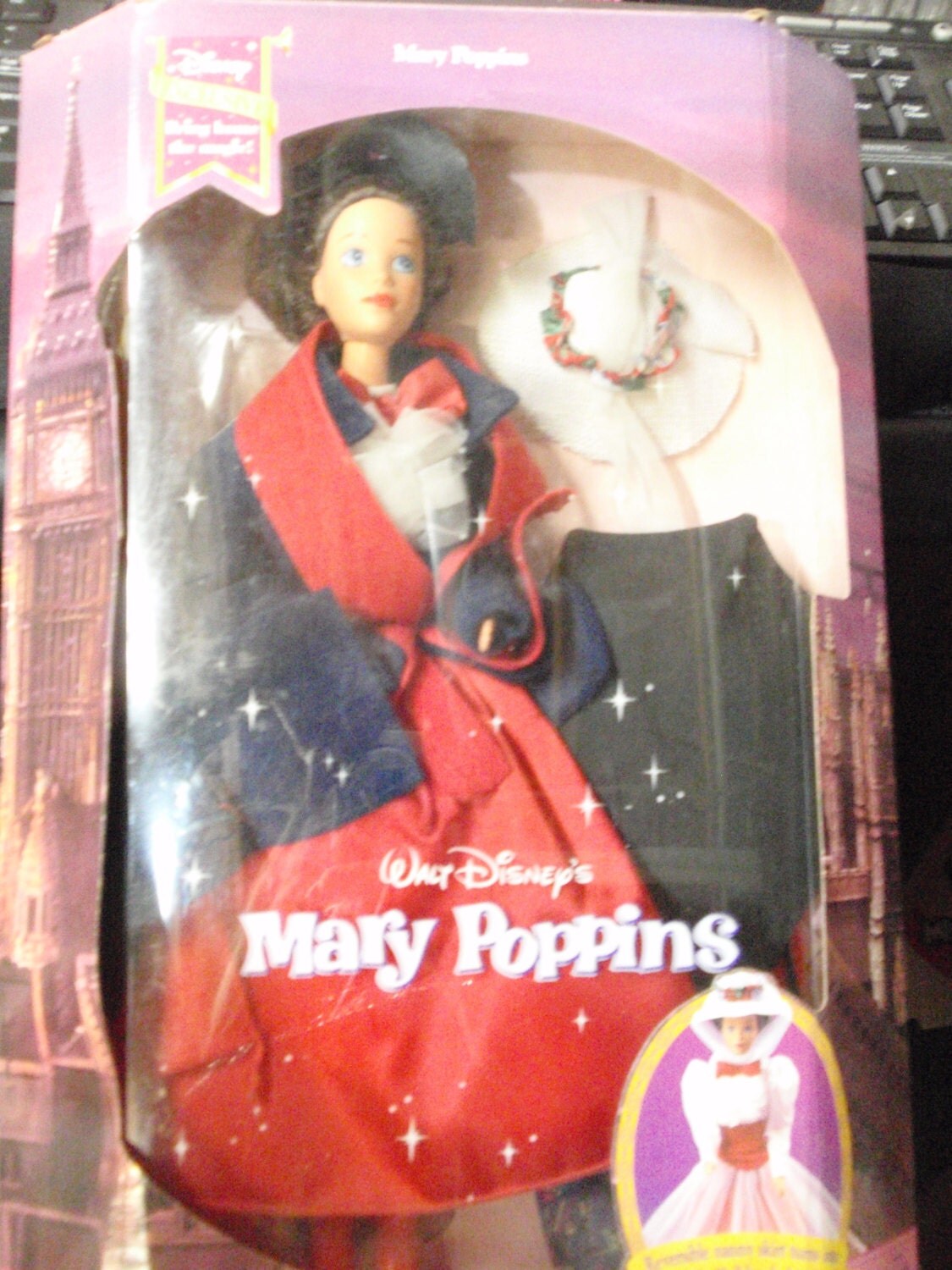 Vintage Disney MARY POPPINS 1993 Barbie Doll Reversible