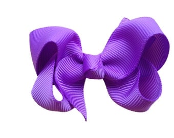 You pick color 2.5 inch boutique bow - small hair bow, custom hair bow, toddler bows, small bows, girls hair bows, baby bows, custom bows