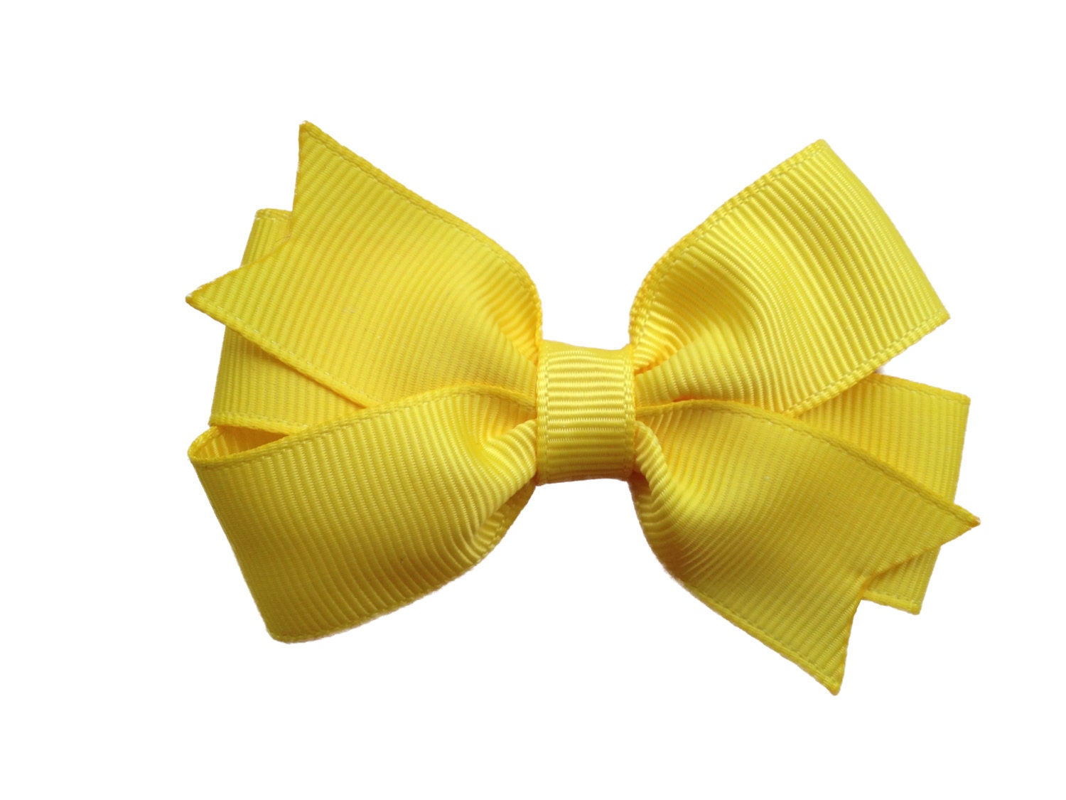 Yellow hair bow yellow bow toddler bows baby bows toddler
