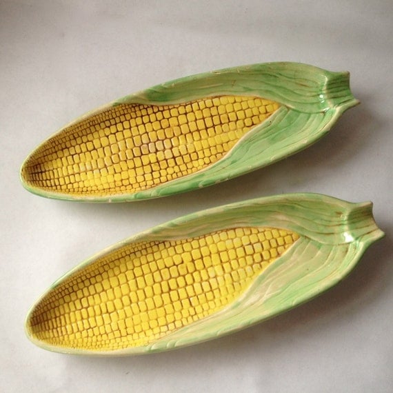 1970's Vintage Corn on the Cob Dish