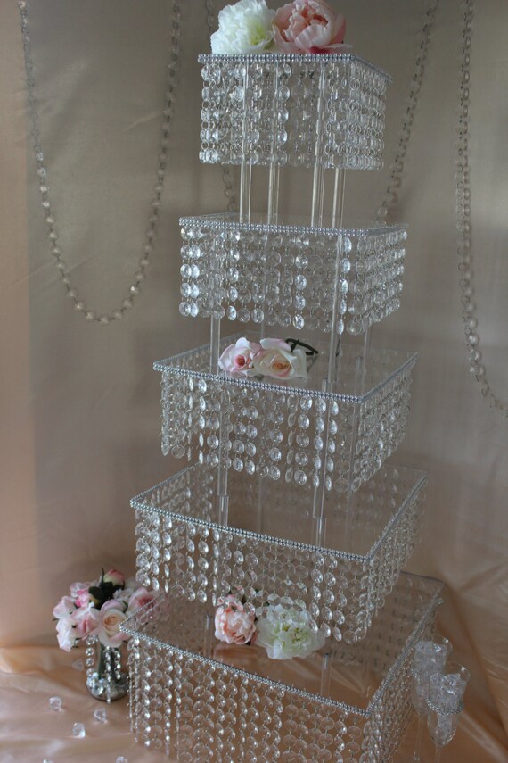 Wedding Cake Stand5 tier by CakeDress on Etsy