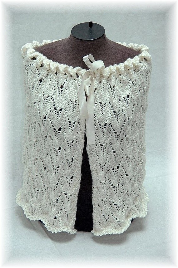 Bridal Wedding Shrug / Shawl / Cape / Shoulder by MountainMasche