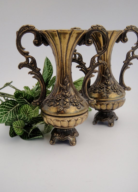 Vase Made in Italy Petite Brass Vase Made by SusieSoHoCollection