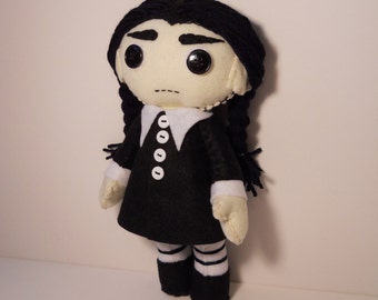 wednesday addams plush