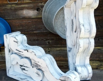 Corbels-(A) set of 2, Vintage Look, new and reclaimed wood