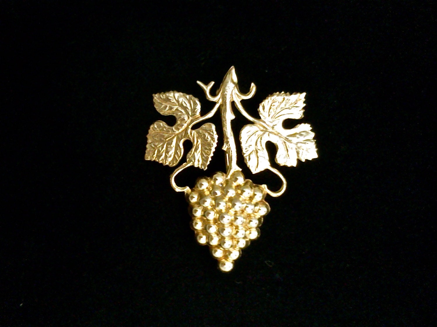 Vintage French Gold Tone Sommelier Pin Winelover Gift