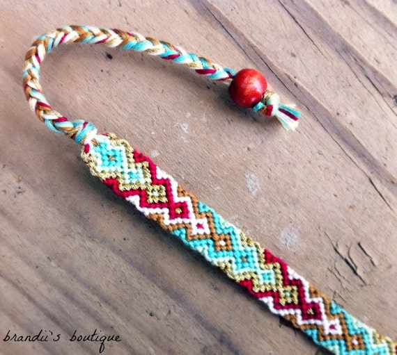 Bohemian Arrowhead Friendship Bracelet w/ Gold String