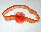 Orange Flower Organza Garter Valentine's Day Sexy Gift