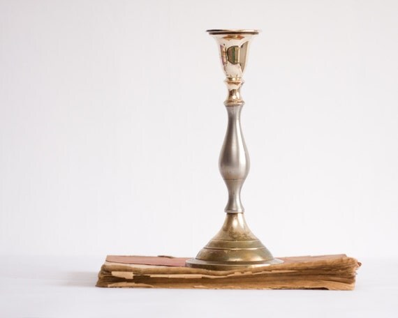 Bronze Candle Centerpiece : Victorian bronze candlestick candle holder by