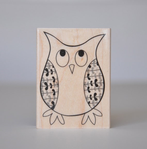Owl Rubber Stamp 50