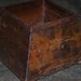 On HOLD for Mary R. Wood Bucket Vintage Asian Wooden Rice Bucket