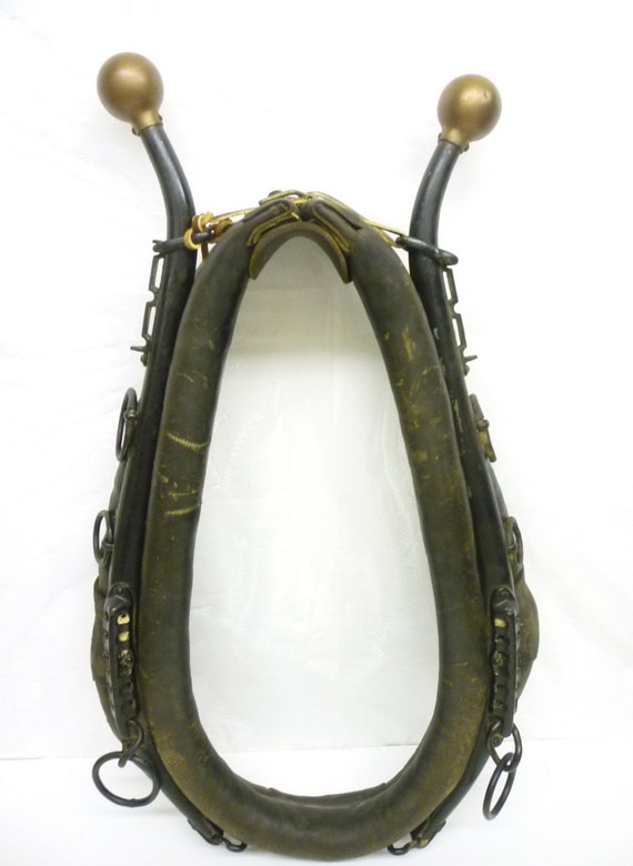 Antique Working Horse Collar with Hames Western Decor