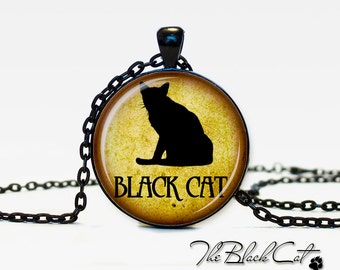 Black cat Pendant Black cat necklace Black cat jewelry