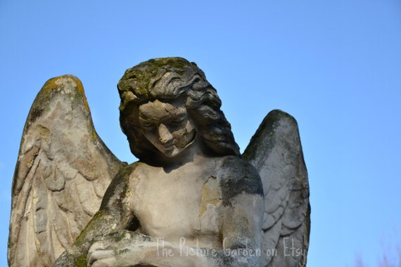 Weathered Angel - Graveyard Collection - Digital Image File Photo Download Weathered Angel - Graveyard Collection - Digital Image File Photo Download