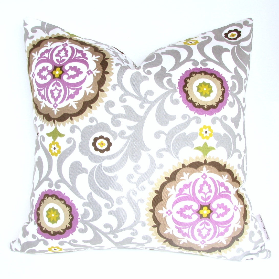 Decorative Throw Pillow Cover 18x18 inch by EssentialHomeDecor