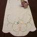 Floral Dresser Scarf Flowers in Basket