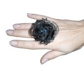 Flower Ring Organza, Satin, Lace
