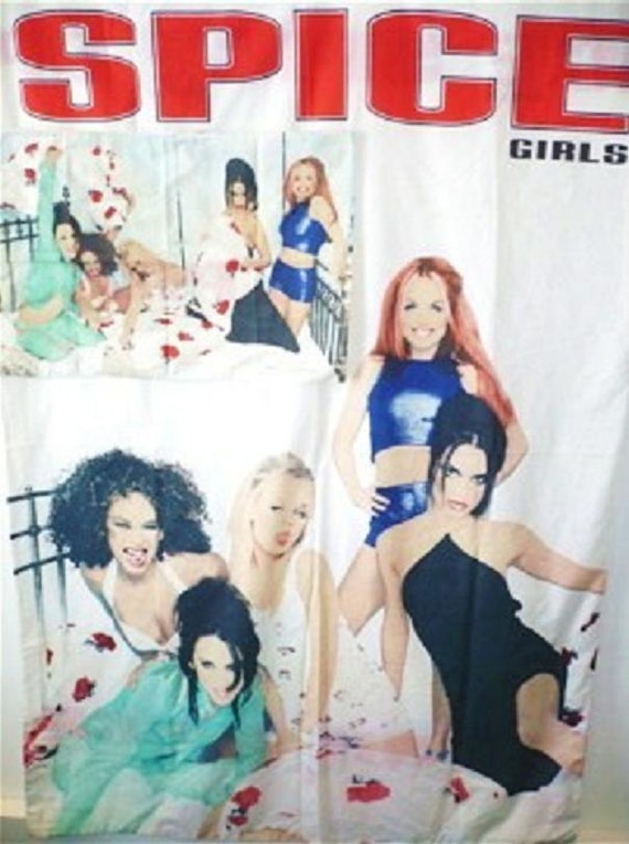 Vintage 90s Retro Girl Power Spice Girls Bedding Single Duvet