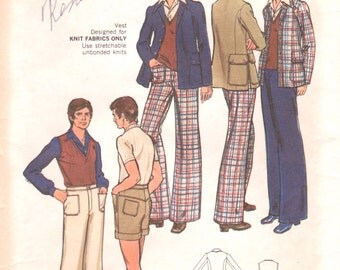 Popular items for mens pants pattern on Etsy