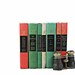 MODERN LIBRARY 1950s Decorative Books, Book Collection, Weddings Home Decor, Instant Library FIller, red green
