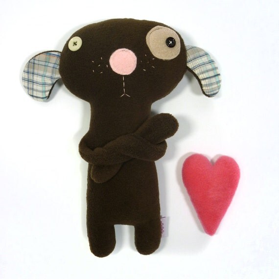 beating heart stuffed animal