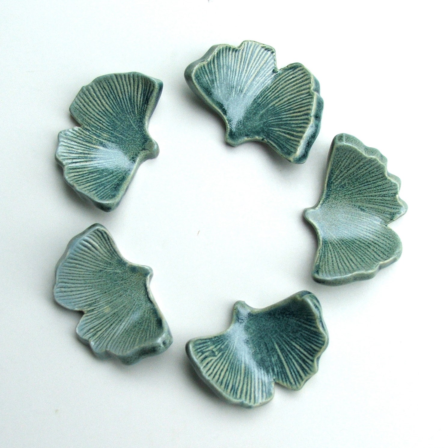 Handmade Ceramic Chopstick Rests With Chopsticks. Set of