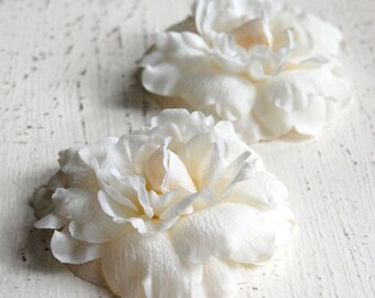 Wedding Hair Flowers, Bridal Accessories, Wedding Headpiece, Bridal Hair Clips, Bridal Hair Flower Accessories - The Mini's 2 Piece Set