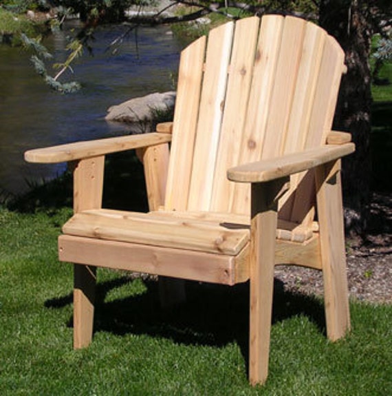 1 Adirondack garden chair kit unfinished