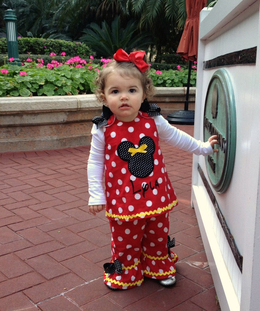 red polka dot minnie mouse