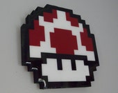 magic mushroom - super mario 3 wall art