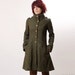 RESERVED - CUSTOM hooded coat - Black and lace