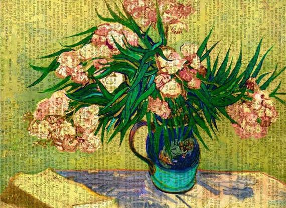 van Goghs Oleander print