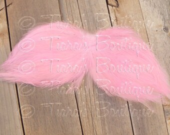 NEW Angel Wings for Baby - Photo Prop Infant Feather Angel Wings in Light Pink - Fully Poseable for Newborn Photography