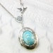Silver Locket Necklace - ORIGINAL Blue Robin Egg - Jewelry by BirdzNbeez - Wedding Birthday Bridesmaids Gift