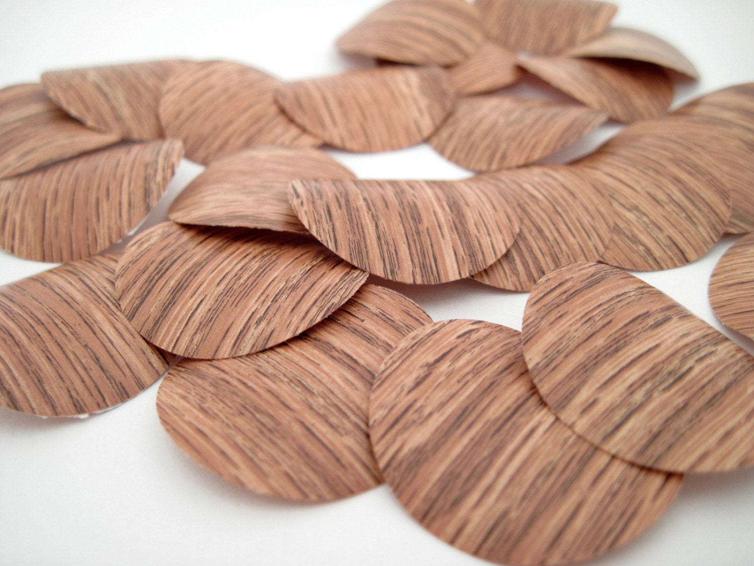 Wood Grain Stickers Vintage Contact Paper Circle Stickers