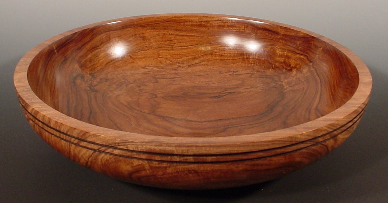 Bolivian Rosewood Wood Bowl Turned Wooden Bowl no. 5000