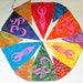 Rainbow Goddess Ohm Prayer Flags Garland