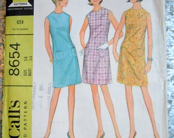 1960s dress pattern on Etsy, a global handmade and vintage marketplace.