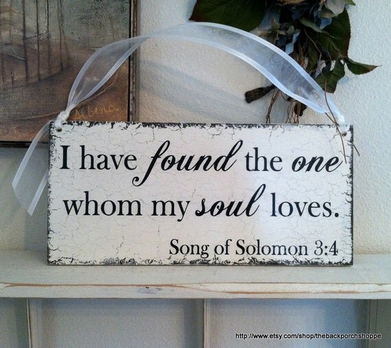 SONG OF SOLOMON I have found the one whom my by thebackporchshoppe