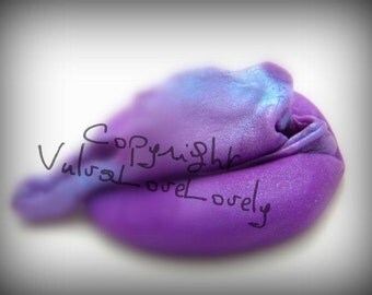 Vulva Portrait Piece in two colors, mature